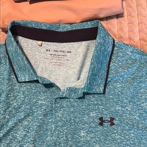 Under Armour Men's Teal Polo Shirt
